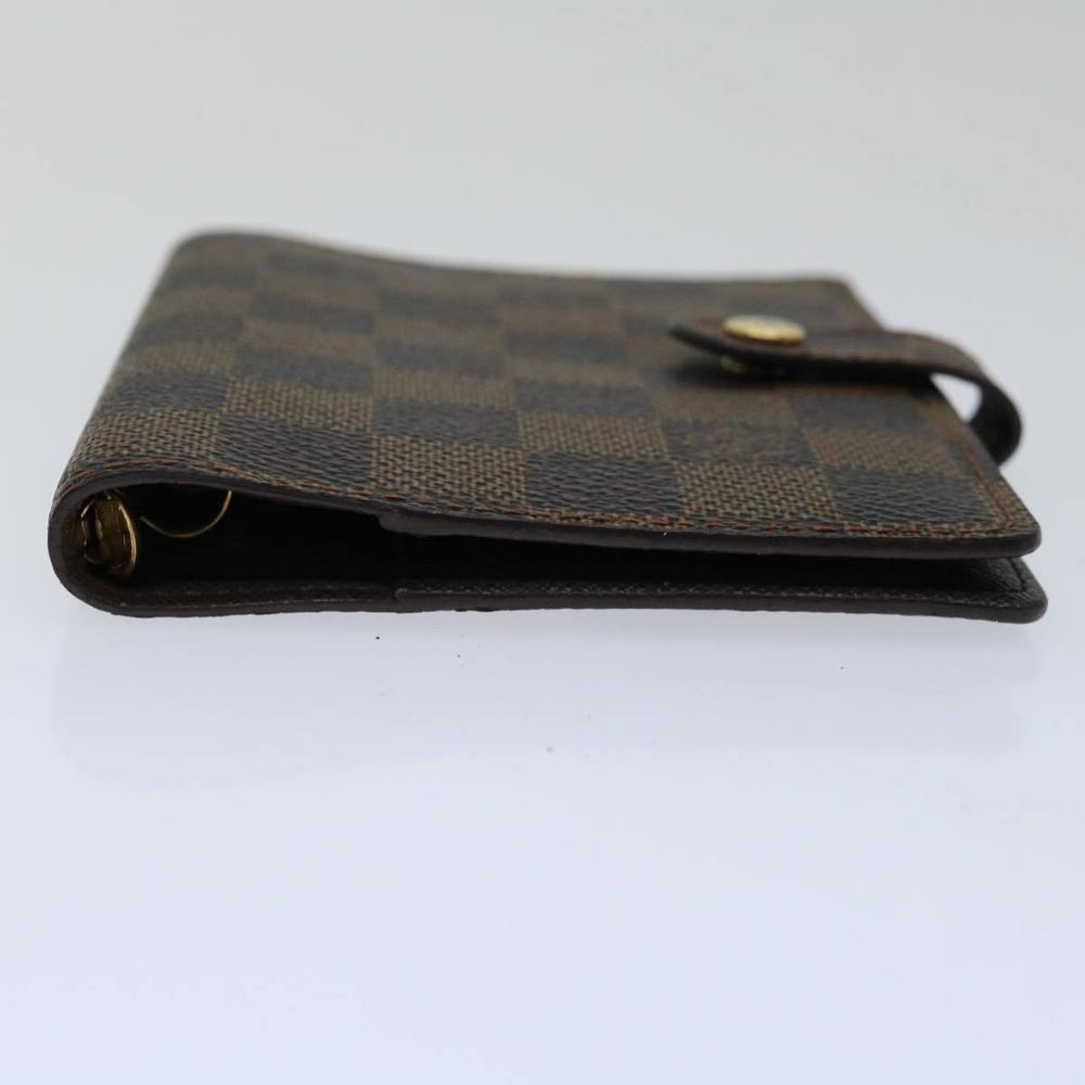 LOUIS VUITTON Damier Ebene Agenda PM Day Planner Cover R20700 LV Auth am5828 - Picture 6 of 16